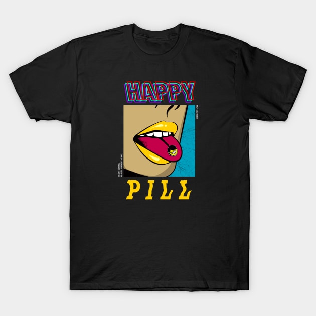 Happy Pill T-Shirt by hafiz_who